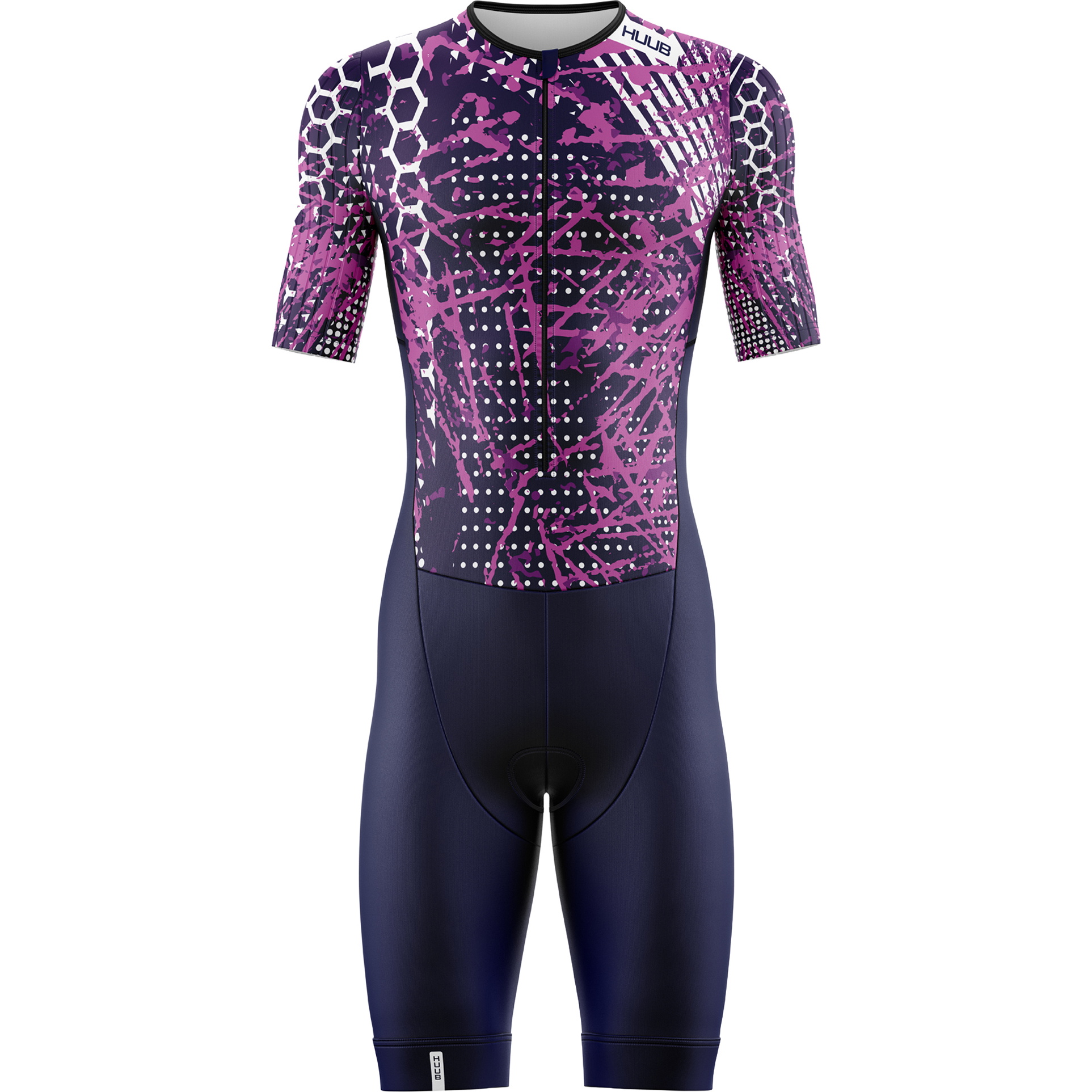 2026 HUUB Womens Collage Tri Suit COLTSNP - Navy / Pink